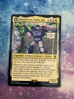 Soundwave, Sonic Spy // Soundwave, Superior Captain BOT NM MTG - Image 1