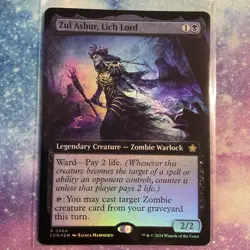 Zul Ashur, Lich Lord (FOIL) x1 - MTG Foundations FDN #464 - Image 1
