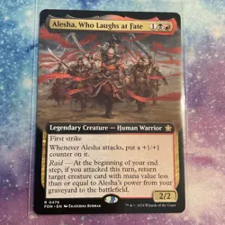 Alesha, Who Laughs at Fate (REGULAR) x1 - MTG Foundations FDN #476 - Image 1