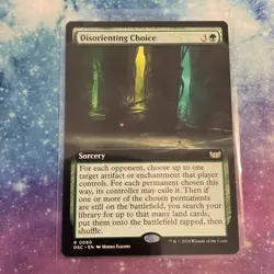Disorienting Choice (REGULAR) x1 - MTG Duskmourn: House of Horror Commander DSC - Image 1