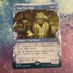 Dour Port-Mage (REGULAR) x1 - MTG Bloomburrow BLB #303 - Image 1