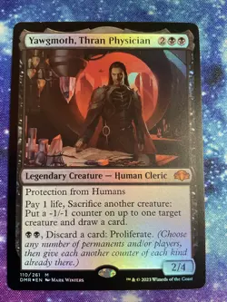 Yawgmoth, Thran Physician 110/261 (Foil) Mythic MTG Dominaria Remastered *fresh* - Image 1