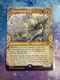 Showcase HELGA, SKITTISH SEER mtg NM-M Bloomburrow 1 Mythic - Image 1