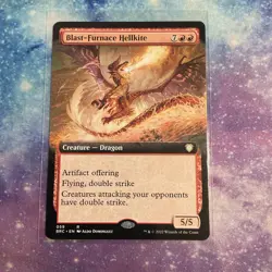 Blast-Furnace Hellkite (REGULAR) x1 - MTG The Brothers' War Commander BRC #59 - Image 1