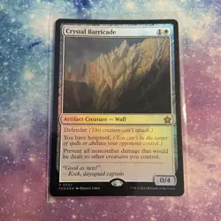 Crystal Barricade (FOIL) x1 - MTG Foundations FDN #7 - Image 1