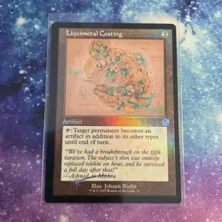 Liquimetal Coating (FOIL) x1 - MTG The Brothers' War Retro Artifacts BRR #91 - Image 1