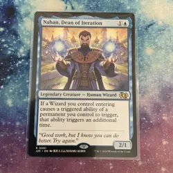 Naban, Dean of Iteration (Anime) x1 - MTG Foundations Jumpstart J25 #61 - Image 1