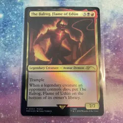 The Balrog, Flame of Udun (FOIL) x1 -MTG Tales of Middle-earth Deluxe Commander - Image 1