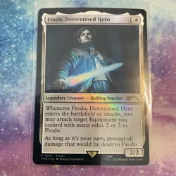 Frodo, Determined Hero (FOIL) x1 - MTG Tales of Middle-earth Deluxe Commander - Image 1