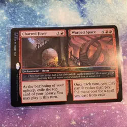 Charred Foyer Warped Space (FOIL) x1 - MTG Duskmourn: House of Horror DSK #12 - Image 1