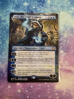​​1x MTG BLC Jace, the Mind Sculptor (Borderless), Near Mint​​ - Image 1