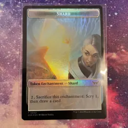 Shard / Treasure MTG DSK FOIL token - Image 1