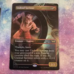 Undead Sprinter (FOIL) x1 - MTG Duskmourn: House of Horror DSK #350 - Image 1