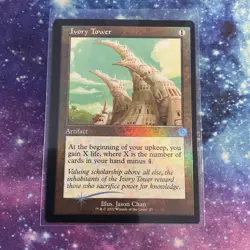 Ivory Tower (FOIL) x1 - MTG The Brothers' War Retro Artifacts BRR #23 - Image 1