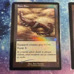 Bone Saw (FOIL) x1 - MTG The Brothers' War Retro Artifacts BRR #7 - Image 1