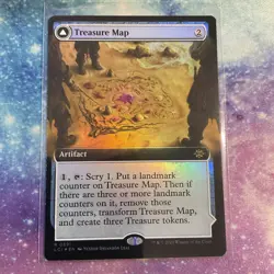 Treasure Map Treasure Cove (FOIL) x1 - MTG The Lost Caverns of Ixalan LCI - Image 1