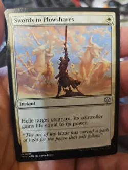 MTG - March of the Machine - Swords to Plowshares - NM - NF - Image 1
