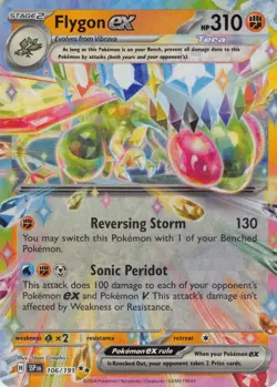 Flygon ex 106/191 Double Rare Surging Sparks Pokemon NM - Image 1