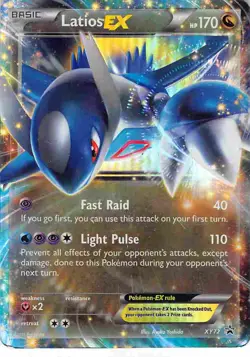 Latios EX XY72 Promo XY Black Star Promos Pokemon MP - Image 1