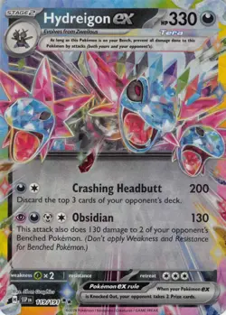 Hydreigon ex 119/191 Double Rare Surging Sparks Pokemon NM - Image 1