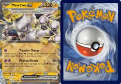 Mewtwo ex 058/182 Double Rare Paradox Rift Pokemon NM - Image 3