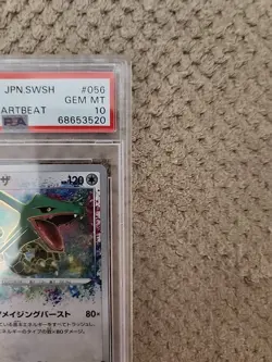 Pokemon Cards PSA 10 Rayquaza Legendary Heartbeat Jpn Swsh 2020 056/076 - Image 2