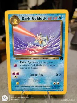 Dark Golduck 37/82 - Team Rocket Unlimited Pokemon Card Excellent Condition - Image 1