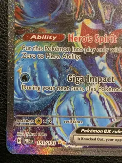 Palafin Ex SIR 151/131 | Prismatic Evolutions Pokemon TCG NM - Image 5