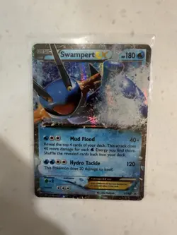 Pokemon 2015 Black Star Promo Swampert EX XY55 - Image 1