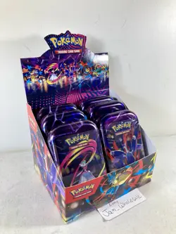 (LOT OF 6) Pokemon TCG Mega Evolution Mega Heroes Mini Tins w/Display Box NEW! - Image 1
