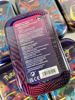 (LOT OF 6) Pokemon TCG Mega Evolution Mega Heroes Mini Tins w/Display Box NEW! - Image 3