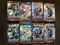 Pokemon TCG: Burning Shadows Complete Sealed Art Set X2 (Lot of 8 Booster Packs) - Image 1