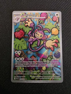 Pokemon TCG Ambipom 107/094 Phantasmal Flames Illustration Rare *Near Mint* - Image 1