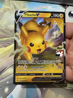 2022 POKEMON PLAY! POKEMON PRIZE PACK: SER 1 #043 PIKACHU V - Image 1