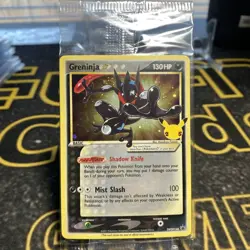 SEALED Pokemon Greninja Gold Star Holo Promo Black Star SWSH144 Celebrations - Image 3