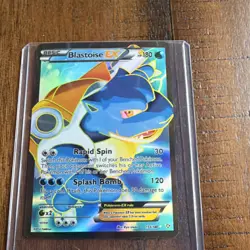 Pokemon Blastoise EX Full Art Ultra Rare Holo 142/146 XY 180 HP - Image 1