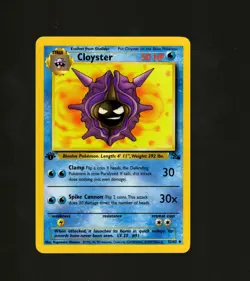 Cloyster 32/62 Fossil 1st Edition 1999 Pokemon TCG WOTC LP 1999 Vintage NM - Image 1