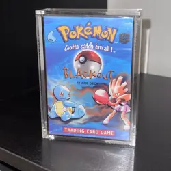 Pokemon Base set 1999-2000, 4th print sealed Blackout theme deck - Image 1