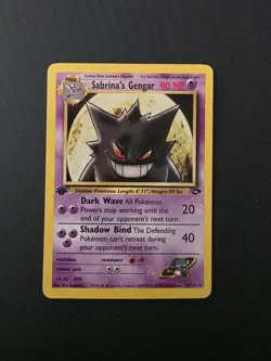 Sabrinas Gengar 1st Edition 29/132 Gym Challenge Pokemon - Image 1