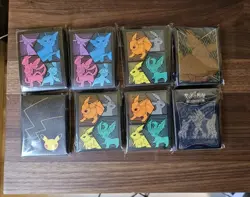 Pokemon Official TCG Sleeves (65ct) - Lot of 8x ETB Sleeves - Image 1