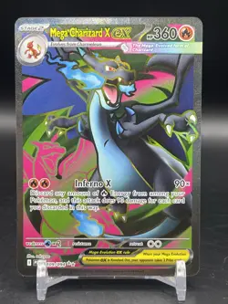 Pokemon Mega Charizard X ex 109/094 Phantasmal Flames Ultra Rare Full Art NM - Image 1