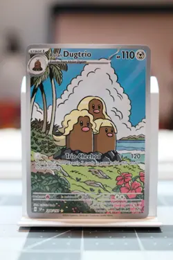 Alolan Dugtrio #208/191 - Surging Sparks (Illustration Rare) Full Art NM Pokemon - Image 1