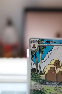 Alolan Dugtrio #208/191 - Surging Sparks (Illustration Rare) Full Art NM Pokemon - Image 2