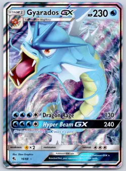 Gyarados GX 16/68 (NM) - Sun & Moon: Hidden Fates - Ultra Rare - Pokemon TCG - Image 1