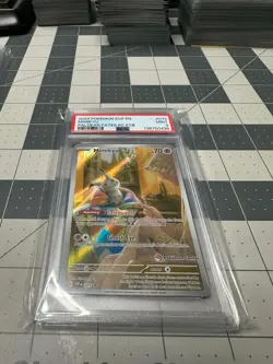 Pokemon Paldean Fates Mimikyu Pokemon Center ETB Promo 075 PSA 9 - Image 1