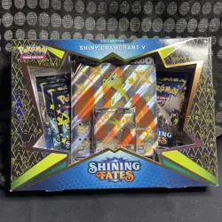POKEMON SHINING FATES COLLECTION SHINY CRAMORANT V OVERSIZED FOIL FACTORY SEALED - Image 1