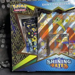 POKEMON SHINING FATES COLLECTION SHINY CRAMORANT V OVERSIZED FOIL FACTORY SEALED - Image 2