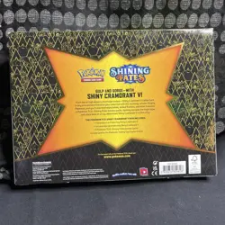 POKEMON SHINING FATES COLLECTION SHINY CRAMORANT V OVERSIZED FOIL FACTORY SEALED - Image 4