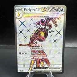 Pokemon Farigiraf ex 194/162 Temporal Forces Ultra Rare Full Art Holo NM - Image 1
