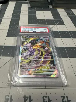 2022 POKEMON JPN SWORD & SHIELD VSTAR UNIVERSE #221 FULL ART/MEWTWO VSTAR PSA 9 - Image 1
